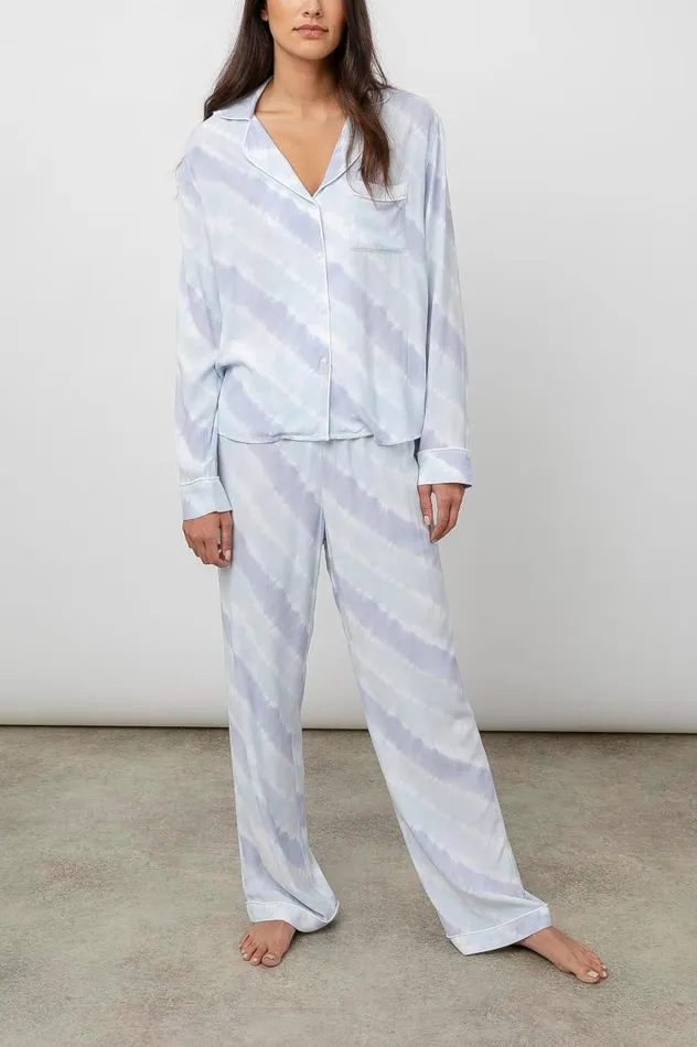 Rails Sleepwear and Lounge Women CLARA PAJAMA SET Cloud Mist Tie Dye
