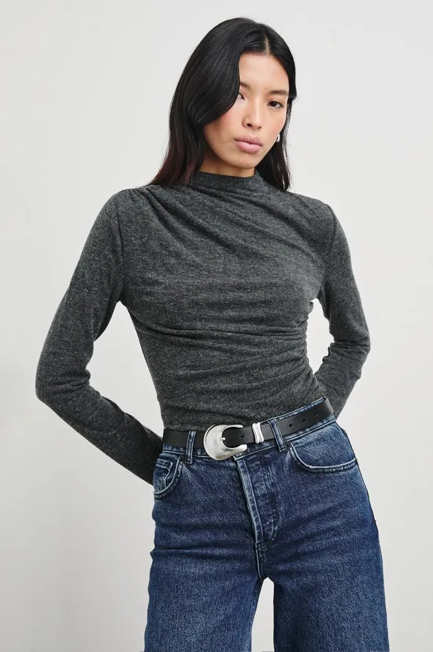 Rails Tops Women JOELLE TOP Charcoal