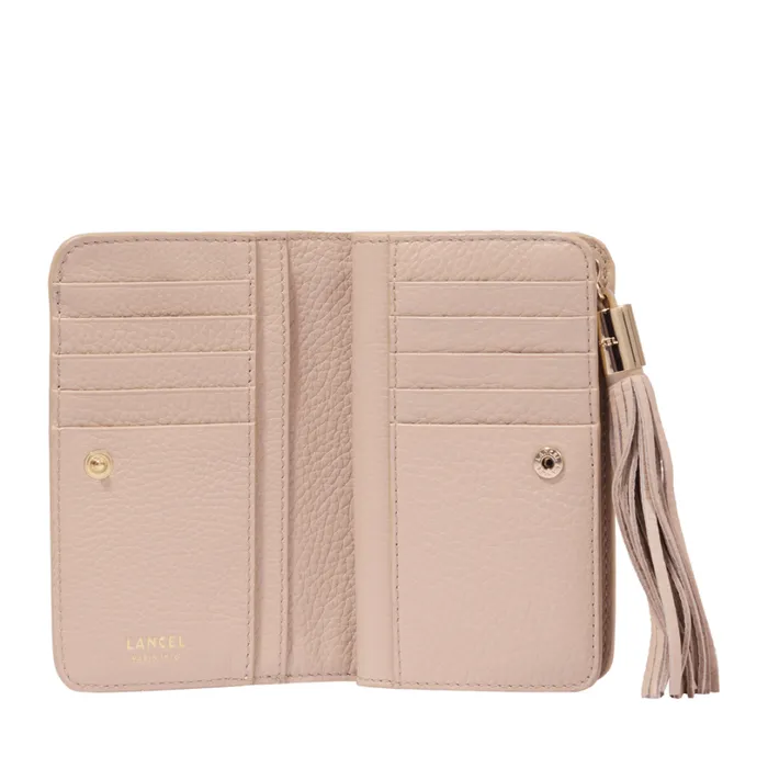 Rectangular Zip Compact Wallet Cappuccinogold Women Lancel Wallet Rectangular Zip Compact Wallet Cappuccinogold Women Lancel Wallet