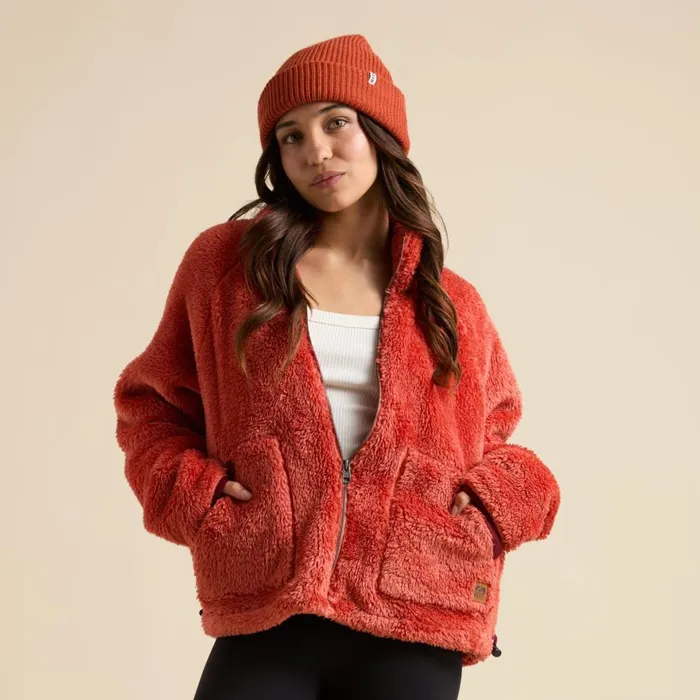 Reef Hoodies Sweaters and Jackets Women Pilot Sherpa Jacket Chili