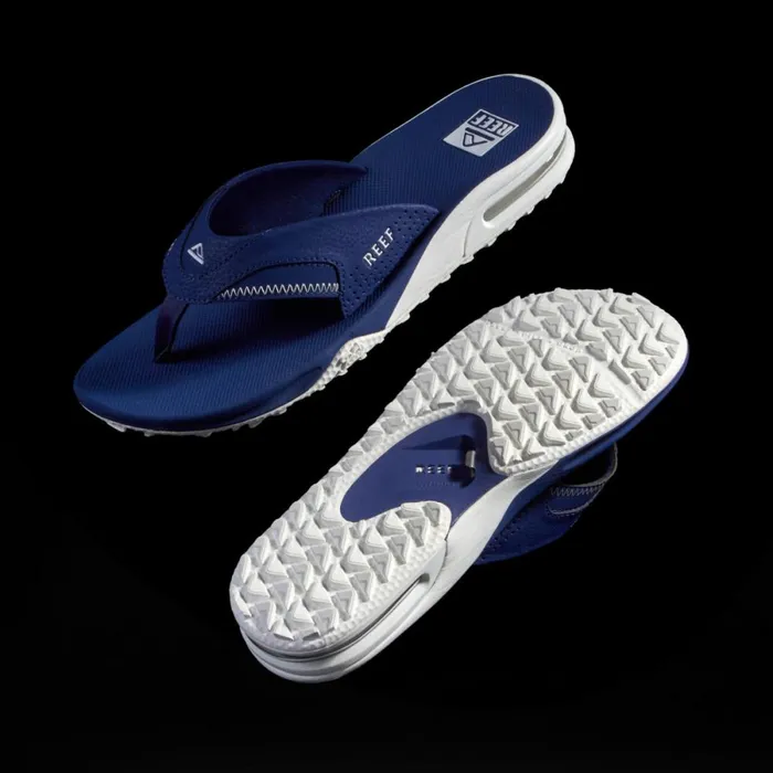 Reef Sandals Men Fanning Pregame Navywhite Reef Sandals Men Fanning Pregame Navywhite