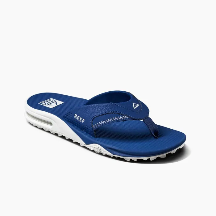 Reef Sandals Men Fanning Pregame Navywhite Reef Sandals Men Fanning Pregame Navywhite