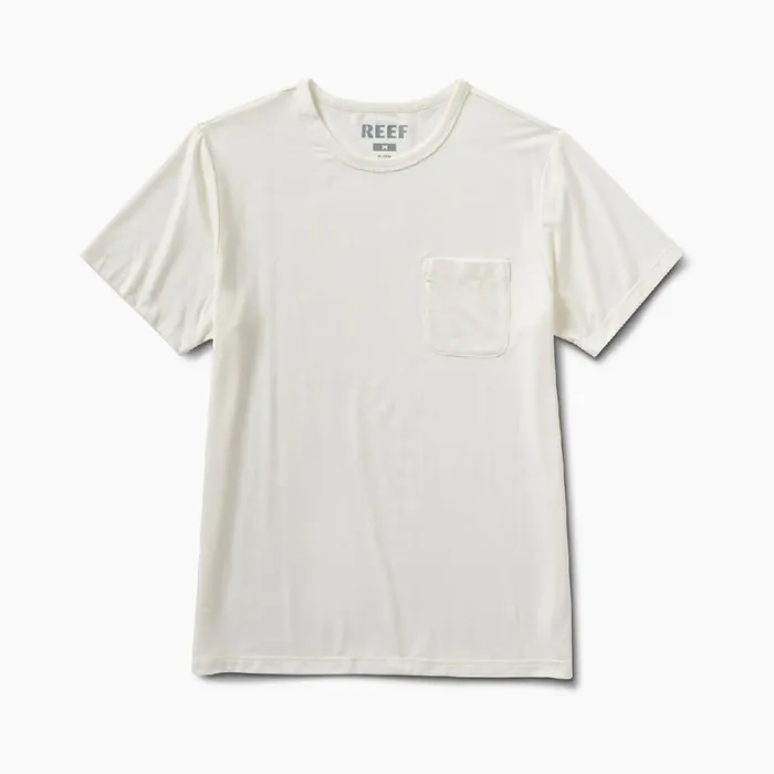 Reef TShirts and Shirts Men Smith Ss Knit Marshmallow Reef TShirts and Shirts Men Smith Ss Knit Marshmallow