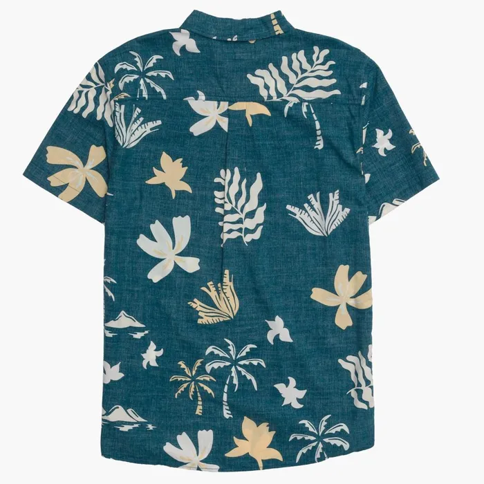 Reef TShirts and Shirts Men Watson Short Sleeve Shirt Legion Blue Reef TShirts and Shirts Men Watson Short Sleeve Shirt Legion Blue