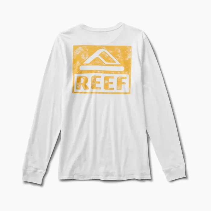 Reef TShirts and Shirts Men Wellie Graphic Long Sleeve Tee White Reef TShirts and Shirts Men Wellie Graphic Long Sleeve Tee White
