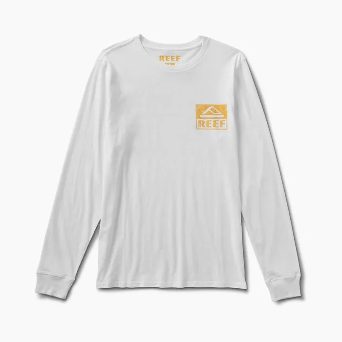 Reef TShirts and Shirts Men Wellie Graphic Long Sleeve Tee White Reef TShirts and Shirts Men Wellie Graphic Long Sleeve Tee White