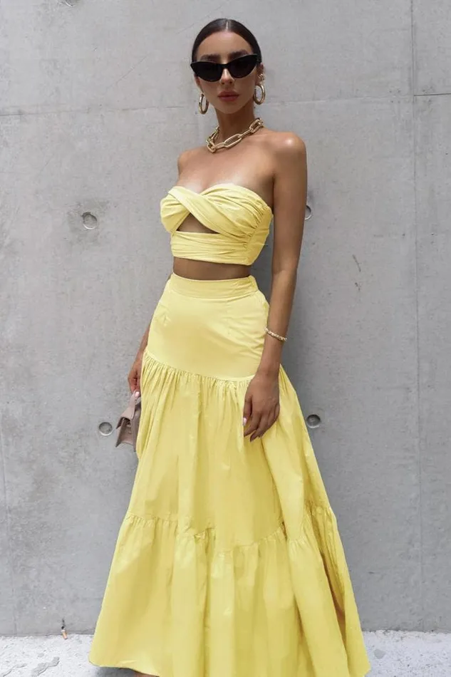 Runaway The Label Crops Shop Ayla Top 8211 Lemon Runaway The Label Crops Shop Ayla Top 8211 Lemon