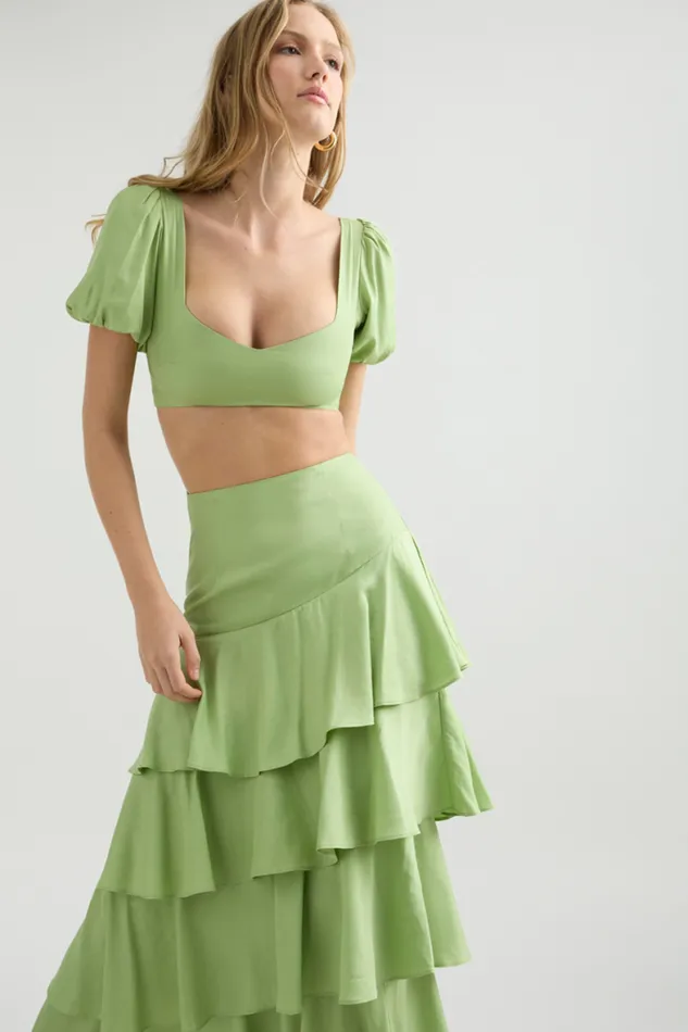 Runaway The Label Crops Shop Priya Top 8211 Matcha Runaway The Label Crops Shop Priya Top 8211 Matcha