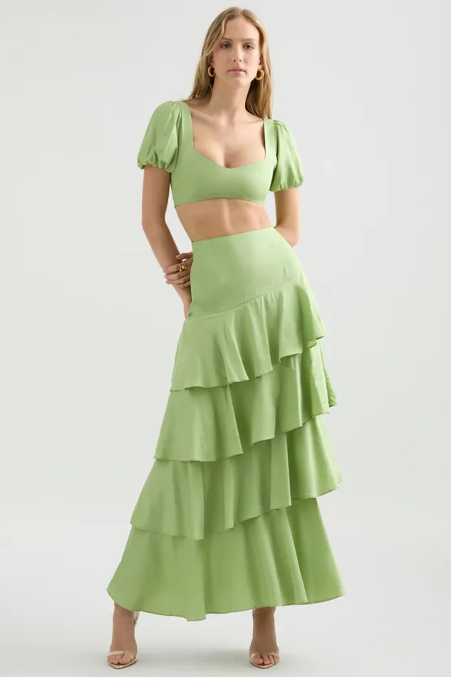 Runaway The Label Crops Shop Priya Top 8211 Matcha Runaway The Label Crops Shop Priya Top 8211 Matcha