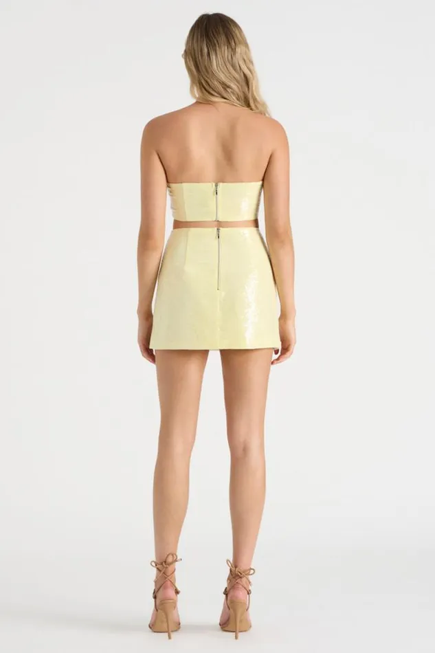 Runaway The Label Skirts Shop THE SEQUIN SKIRT 8211 BUTTER Runaway The Label Skirts Shop THE SEQUIN SKIRT 8211 BUTTER