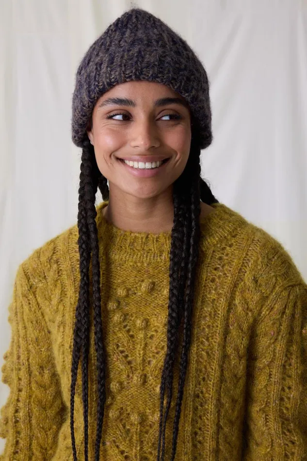 Scarves and Beanies Women Leon and Harper Mireil Mix Hat Brown