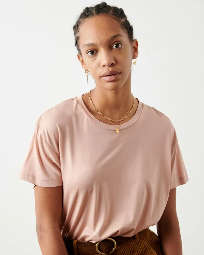Sessn Womens TShirts And Tops Tees Rosewood Casaul