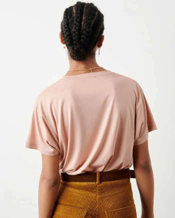 Sessn Womens TShirts And Tops Tees Rosewood Casaul