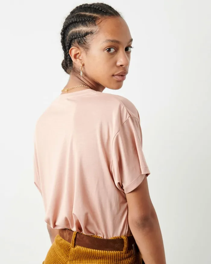 Sessn Womens TShirts And Tops Tees Rosewood Casaul
