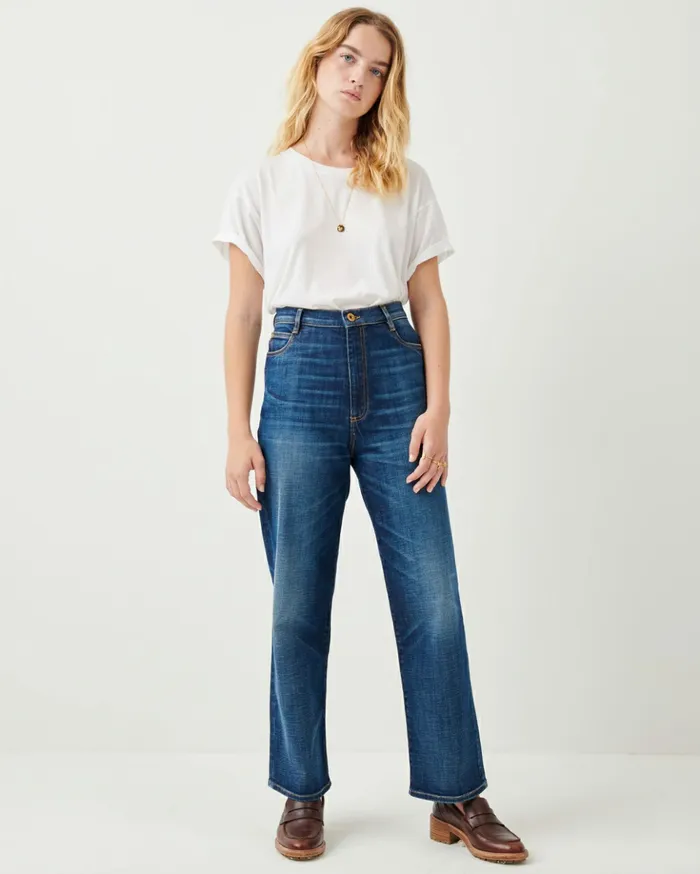 Sessn Womens Trousers Bay cruise Melody Blue