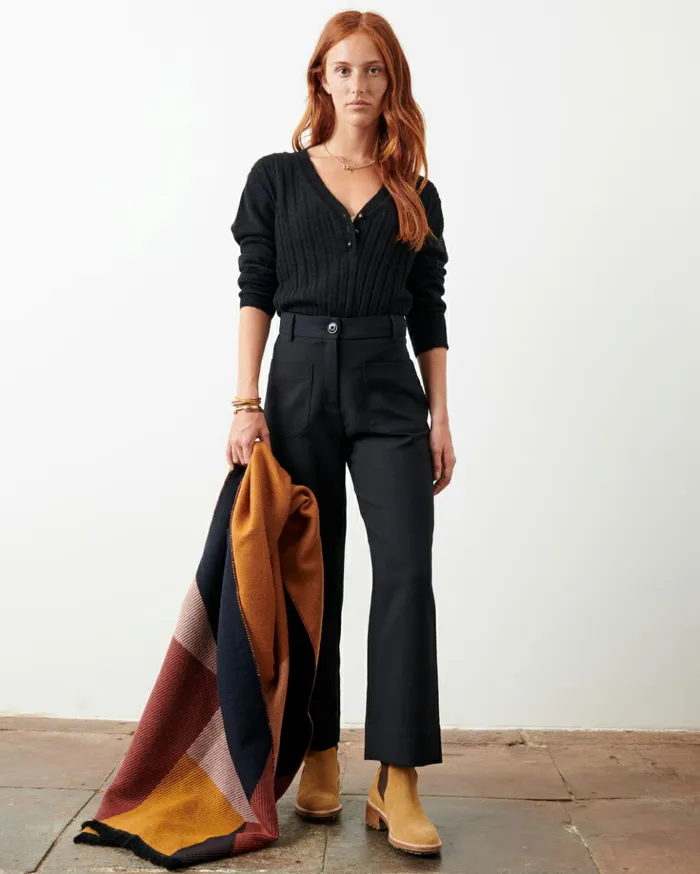 Sessn Womens Trousers Hudkin Black