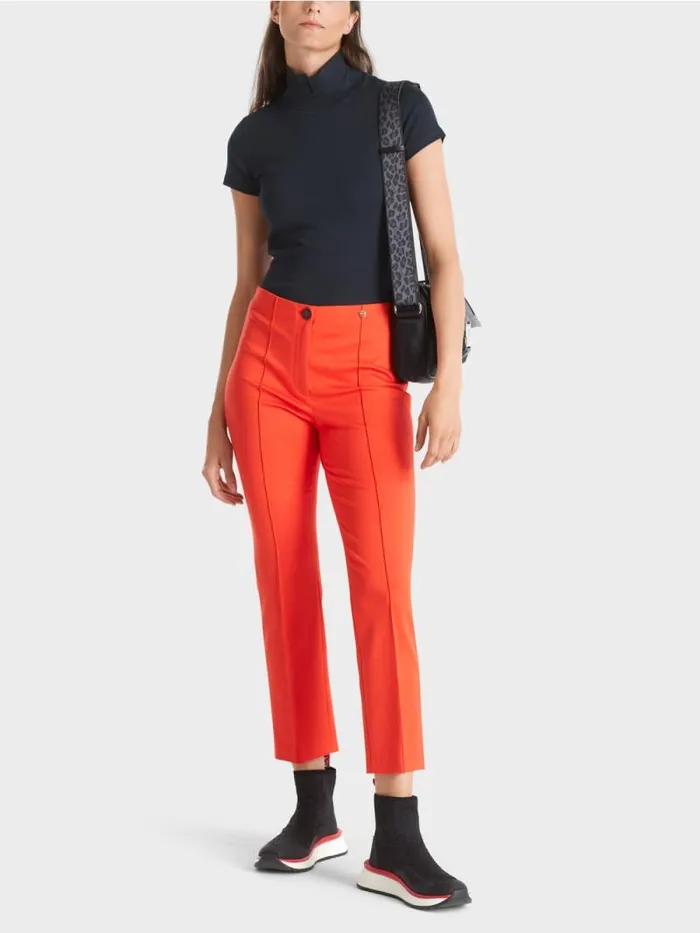 Shirts and Tops Damen Marc Cain Hochgeschlossenes TShirt Midnight Blue