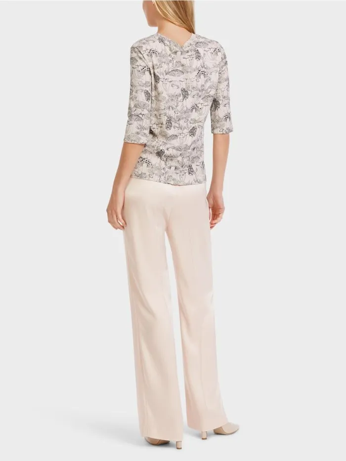 Shirts and Tops Damen Marc Cain TShirt Mit Alloverprint Soft Blossom