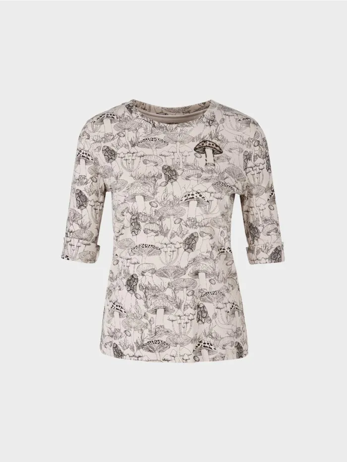 Shirts and Tops Damen Marc Cain TShirt Mit Alloverprint Soft Blossom