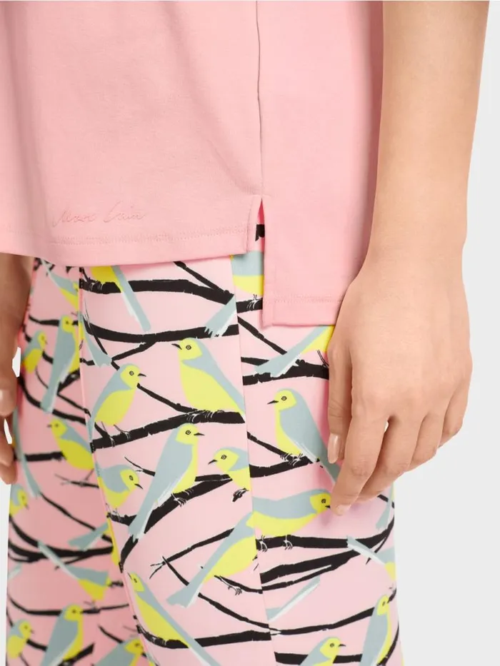 Shirts and Tops Damen Marc Cain TShirt Mit Weitem CrewNeck Soft Powder Pink