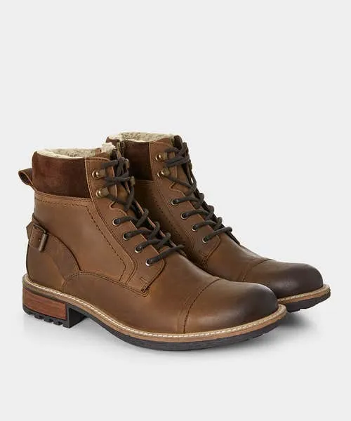 Shoes Boots and Trainers Apparel Joebrowns Aviator Borg Lined Oiled Boots Dark Brown Shoes Boots and Trainers Apparel Joebrowns Aviator Borg Lined Oiled Boots Dark Brown