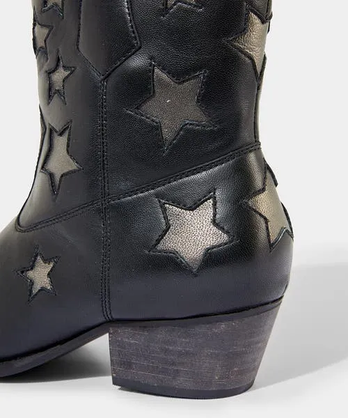 Shoes Sandals and Boots Astraea Leather Western Boots BlackSilver 8211 Joebrowns Apparel Shoes Sandals and Boots Astraea Leather Western Boots BlackSilver 8211 Joebrowns Apparel