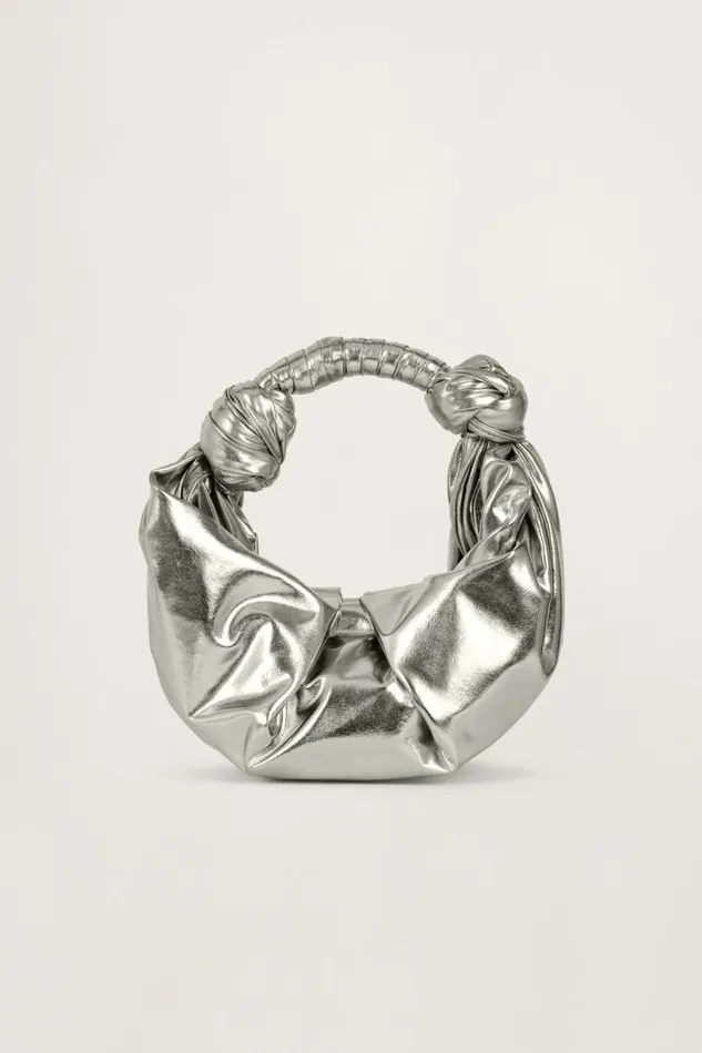 Shop Simon Miller MINI BAGS Lopsy Bag Silver