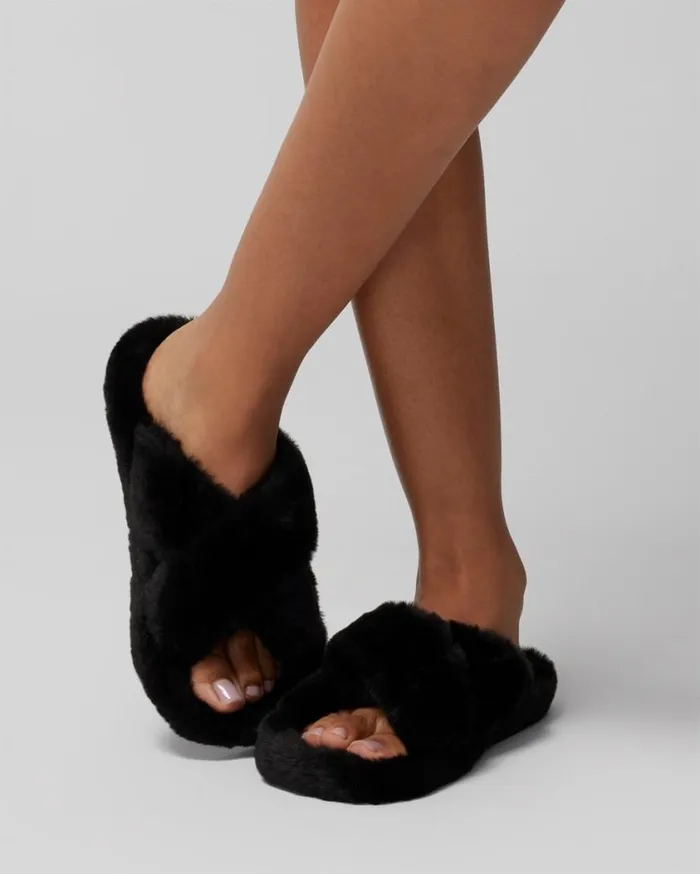 Soma Crossover Slide Slippers Champagne Dreams Women Slippers and Accessories
