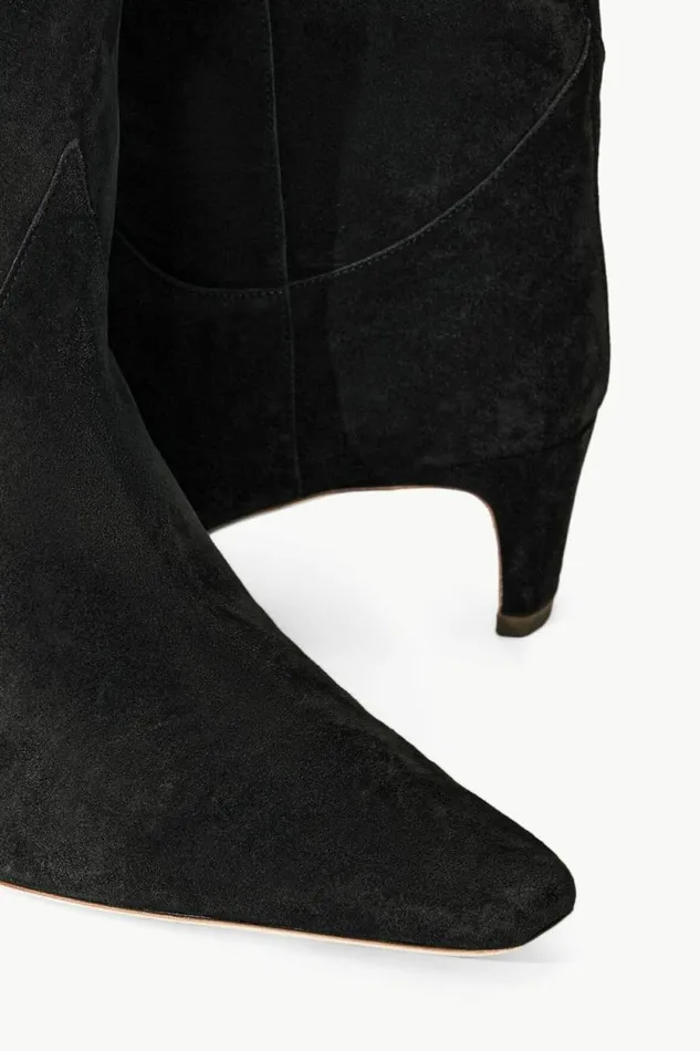 STAUD Boots WESTERN WALLY BOOT Black Suede 8211 Women STAUD Boots WESTERN WALLY BOOT Black Suede 8211 Women