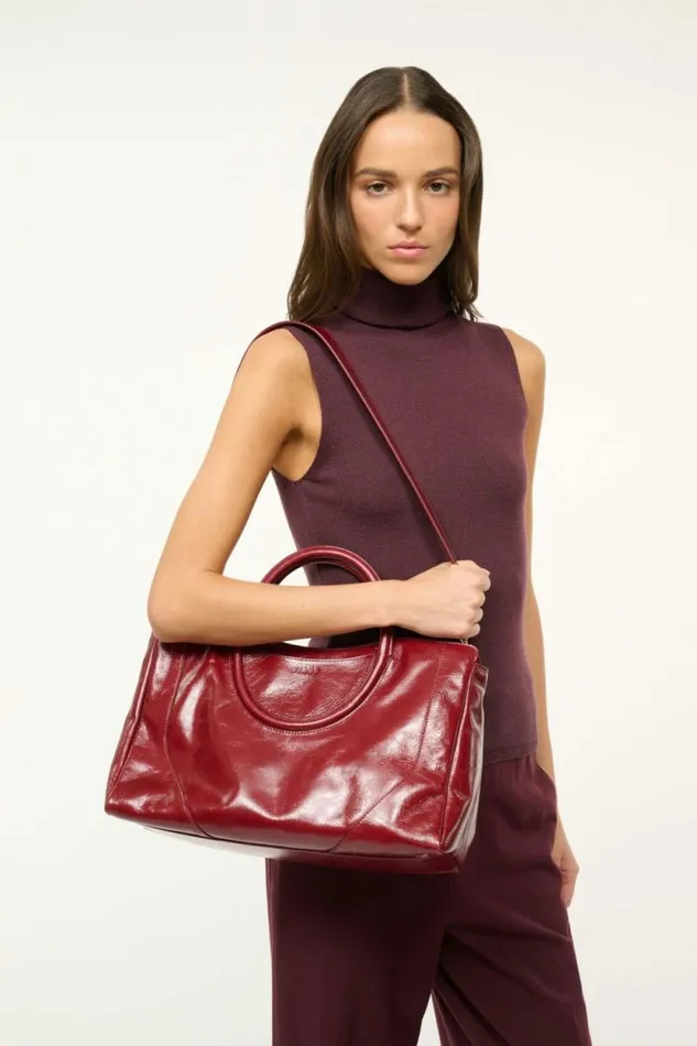 STAUD Carryalls MAUDE SATCHEL Pinot 8211 Women STAUD Carryalls MAUDE SATCHEL Pinot 8211 Women