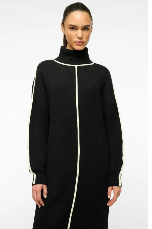 STAUD Dresses APRES DRESS Black Ivory 8211 Women