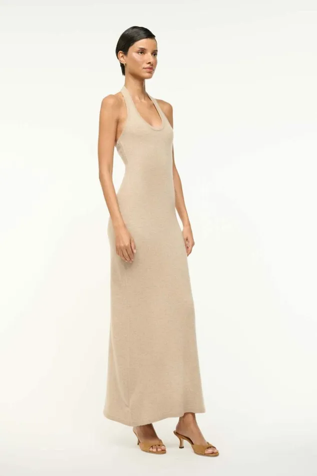 STAUD Dresses CANELA CASHMERE DRESS Stone 8211 Women