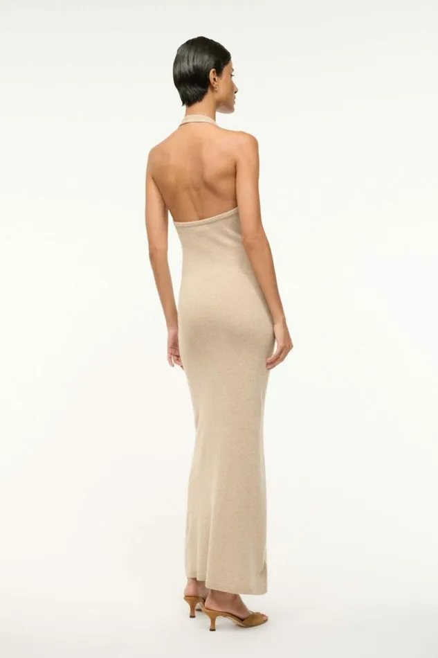 STAUD Dresses CANELA CASHMERE DRESS Stone 8211 Women