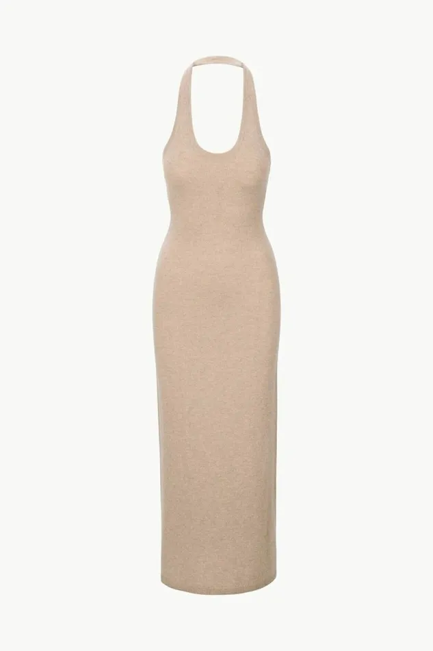 STAUD Dresses CANELA CASHMERE DRESS Stone 8211 Women
