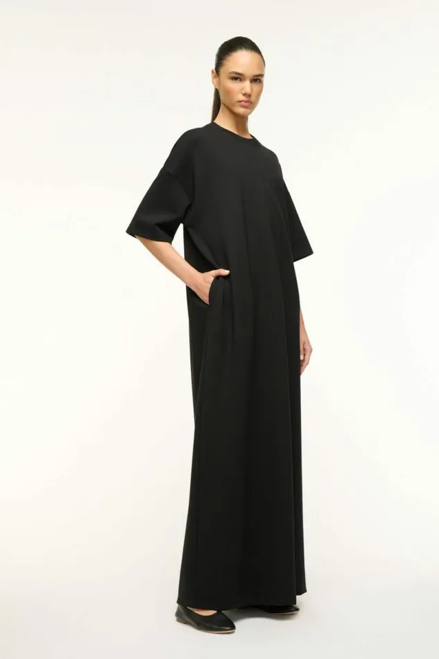 STAUD Dresses CAPSULE MAXI DRESS Black 8211 Women STAUD Dresses CAPSULE MAXI DRESS Black 8211 Women