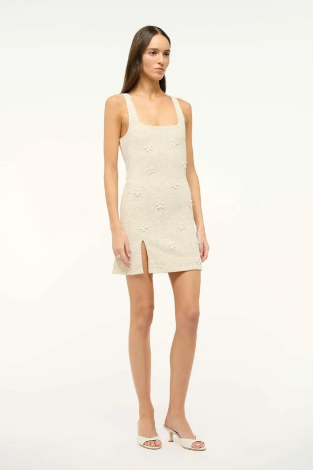 STAUD Dresses LE SABLE DRESS Ivory 8211 Women STAUD Dresses LE SABLE DRESS Ivory 8211 Women
