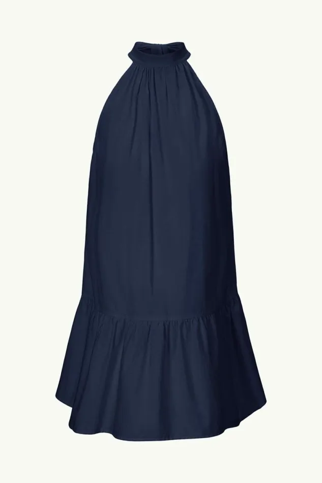 STAUD Dresses MINI MARLOWE DRESS Navy 8211 Women STAUD Dresses MINI MARLOWE DRESS Navy 8211 Women