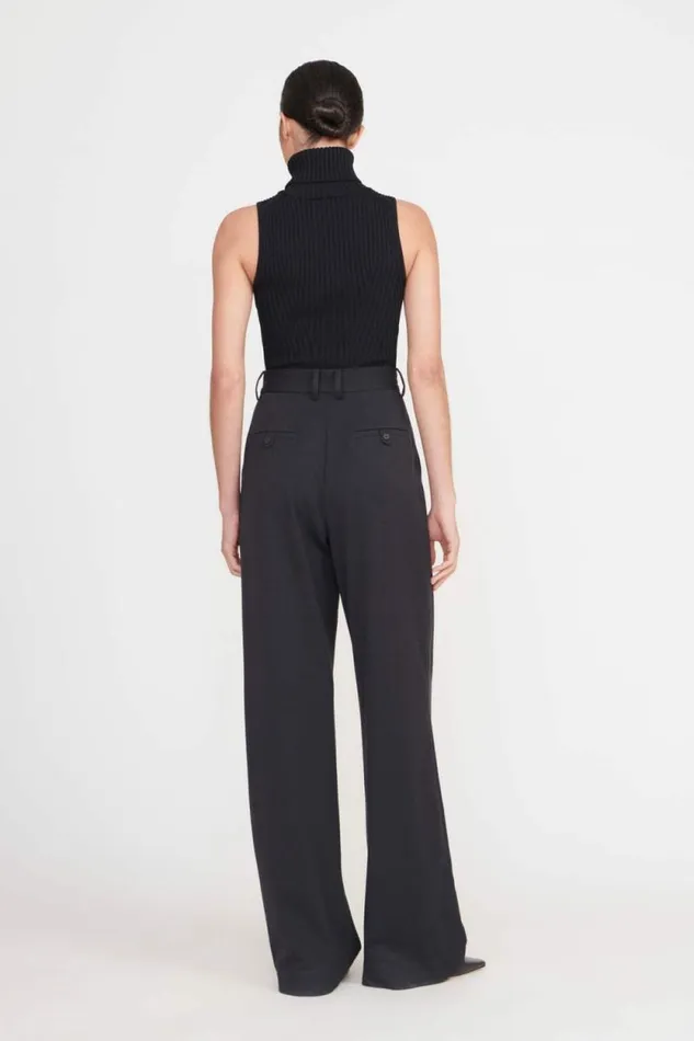 STAUD Pants and Shorts LUISA PANT Black Suiting 8211 Women STAUD Pants and Shorts LUISA PANT Black Suiting 8211 Women