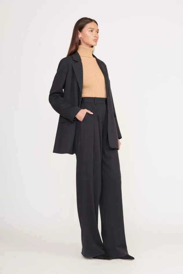 STAUD Pants and Shorts LUISA PANT Black Suiting 8211 Women STAUD Pants and Shorts LUISA PANT Black Suiting 8211 Women