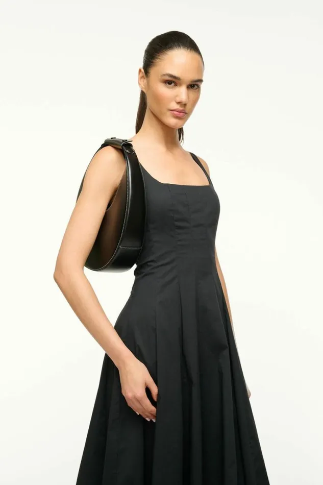 STAUD Shoulder MOON BAG Black 8211 Women STAUD Shoulder MOON BAG Black 8211 Women