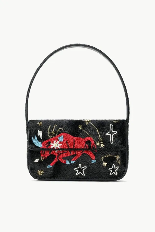 STAUD Shoulder TOMMY BEADED BAG Taurus 8211 Women