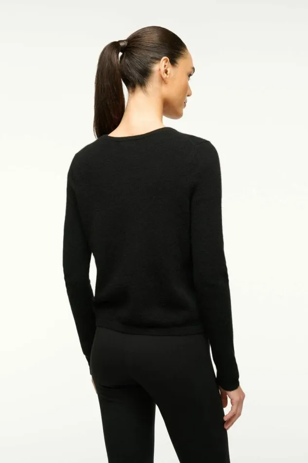 STAUD Sweaters MIDNIGHT CASHMERE CARDIGAN Black 8211 Women STAUD Sweaters MIDNIGHT CASHMERE CARDIGAN Black 8211 Women