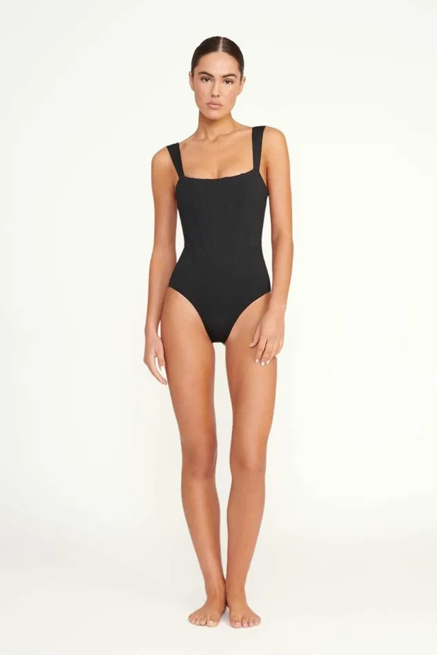 STAUD Swim ADELAIDE ONE PIECE Black 8211 Women