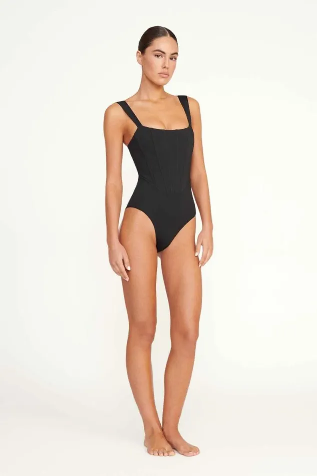 STAUD Swim ADELAIDE ONE PIECE Black 8211 Women