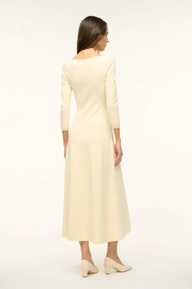 STAUD The Knit Shop DOUVRES DRESS Buttercream 8211 Women STAUD The Knit Shop DOUVRES DRESS Buttercream 8211 Women