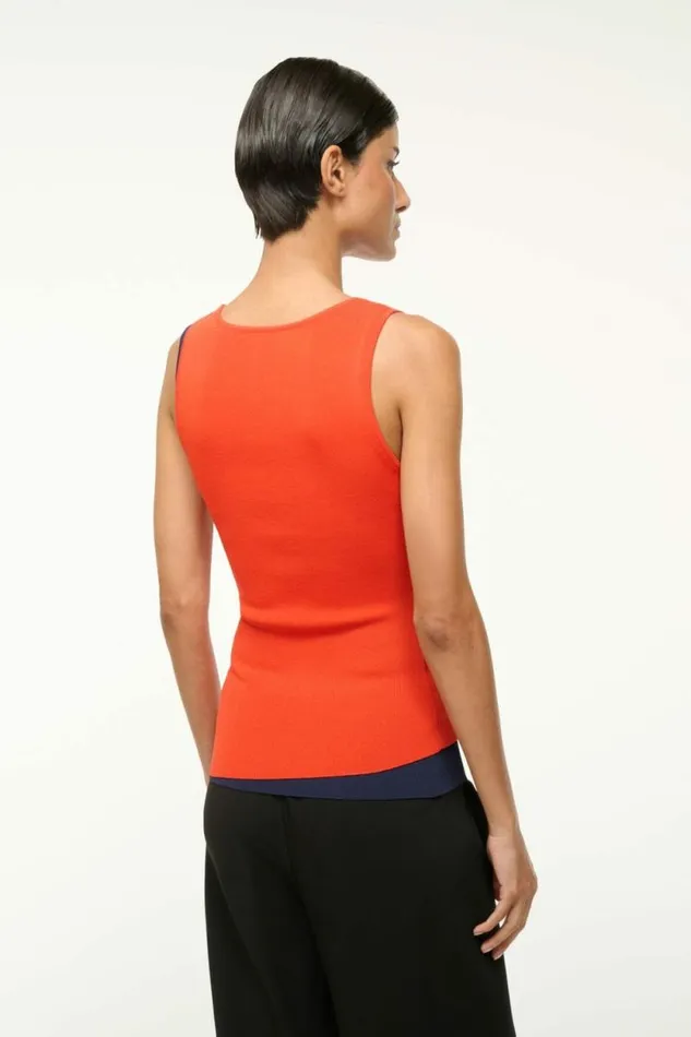 STAUD Tops HERMOSA TANK Cayenne Navy 8211 Women STAUD Tops HERMOSA TANK Cayenne Navy 8211 Women