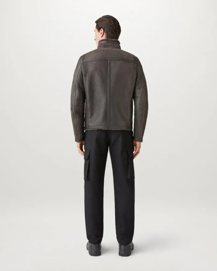 Suede and Shearling Jackets Men Belstaff Tundra Jacket Forge Grey Suede and Shearling Jackets Men Belstaff Tundra Jacket Forge Grey