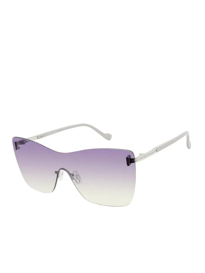 Sunglasses Accessories Jessica Simpson Glamorous Frameless Shield Sunglasses In Silver and Grey Sunglasses Accessories Jessica Simpson Glamorous Frameless Shield Sunglasses In Silver and Grey