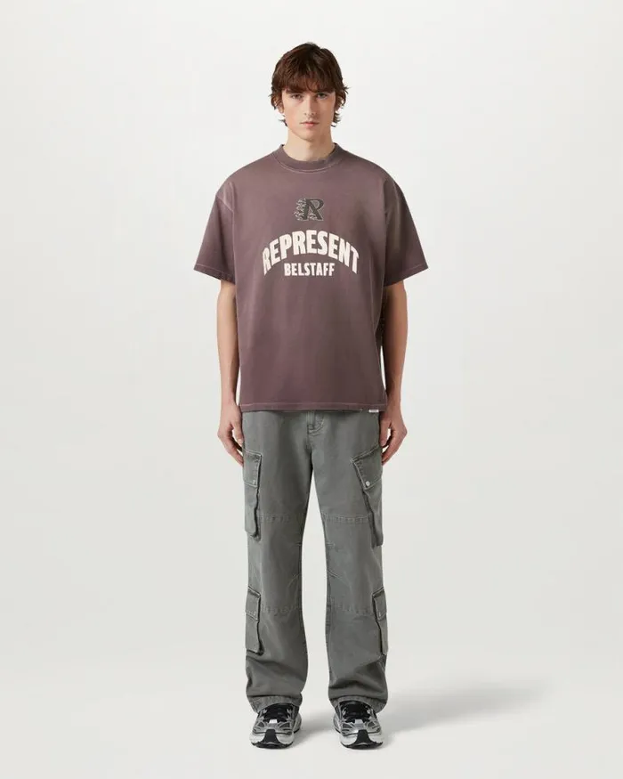 TShirts Men Belstaff Belstaff X Represent Flame Phoenix TShirt Plum TShirts Men Belstaff Belstaff X Represent Flame Phoenix TShirt Plum