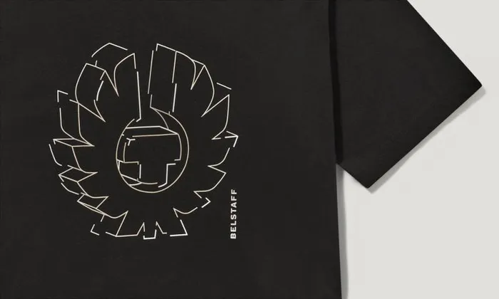 TShirts Men Belstaff Deconstructed Phoenix Graphic TShirt Black TShirts Men Belstaff Deconstructed Phoenix Graphic TShirt Black